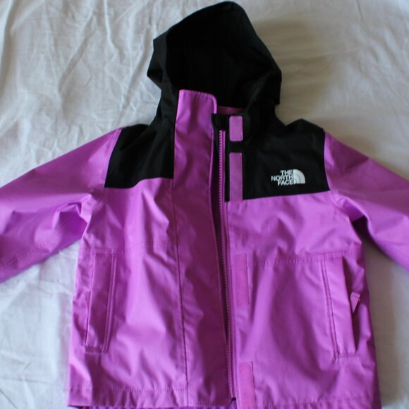 The North Face DryVent Infant Baby Girl Lined Windbreaker Jacket Fleece Size 2T - Picture 2 of 15